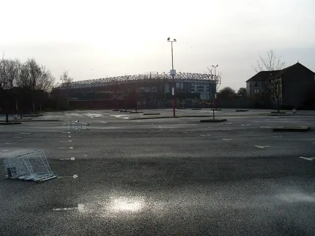 Celtic Park from the Forge car park