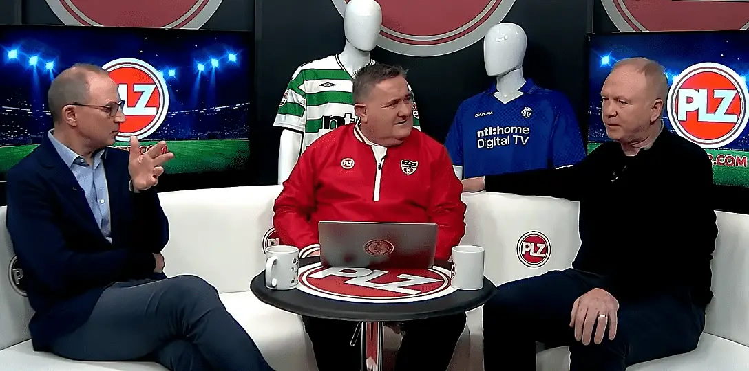 Video: Watch Alex McLeish’s reaction as Celtic legend Martin O’Neill rips Old F*rm tag