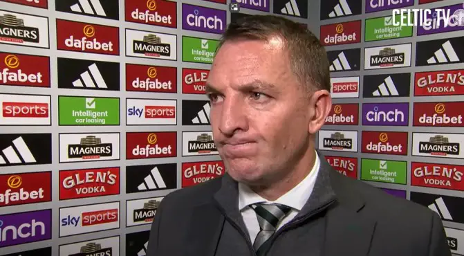 “Superb”, “What are the SFA up to?” – Celtic fans are absolutely loving what Brendan Rodgers has said today
