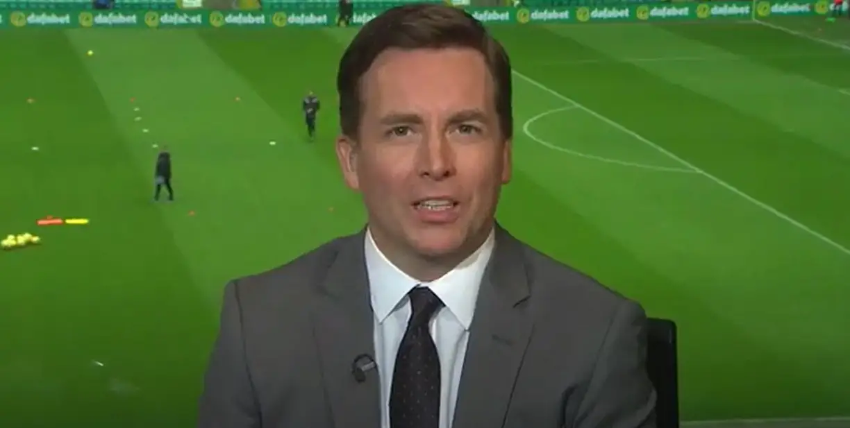 David Tanner’s pain is obvious after what he said about Celtic last night